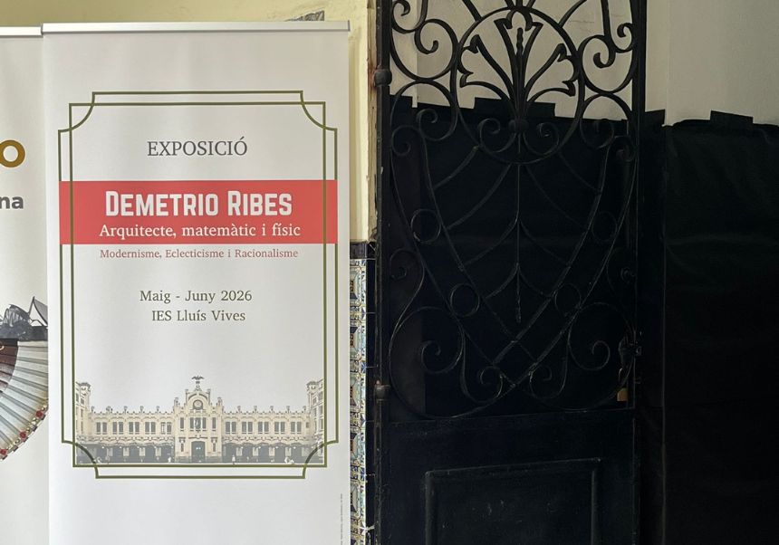 Exposición en el IES Lluís Vives de Valencia